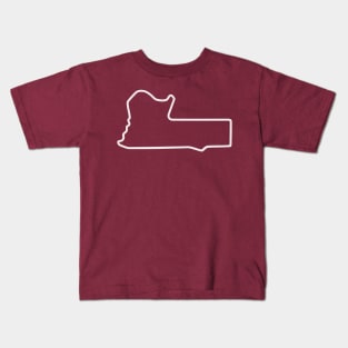 Mount Panorama Circuit [outline] Kids T-Shirt